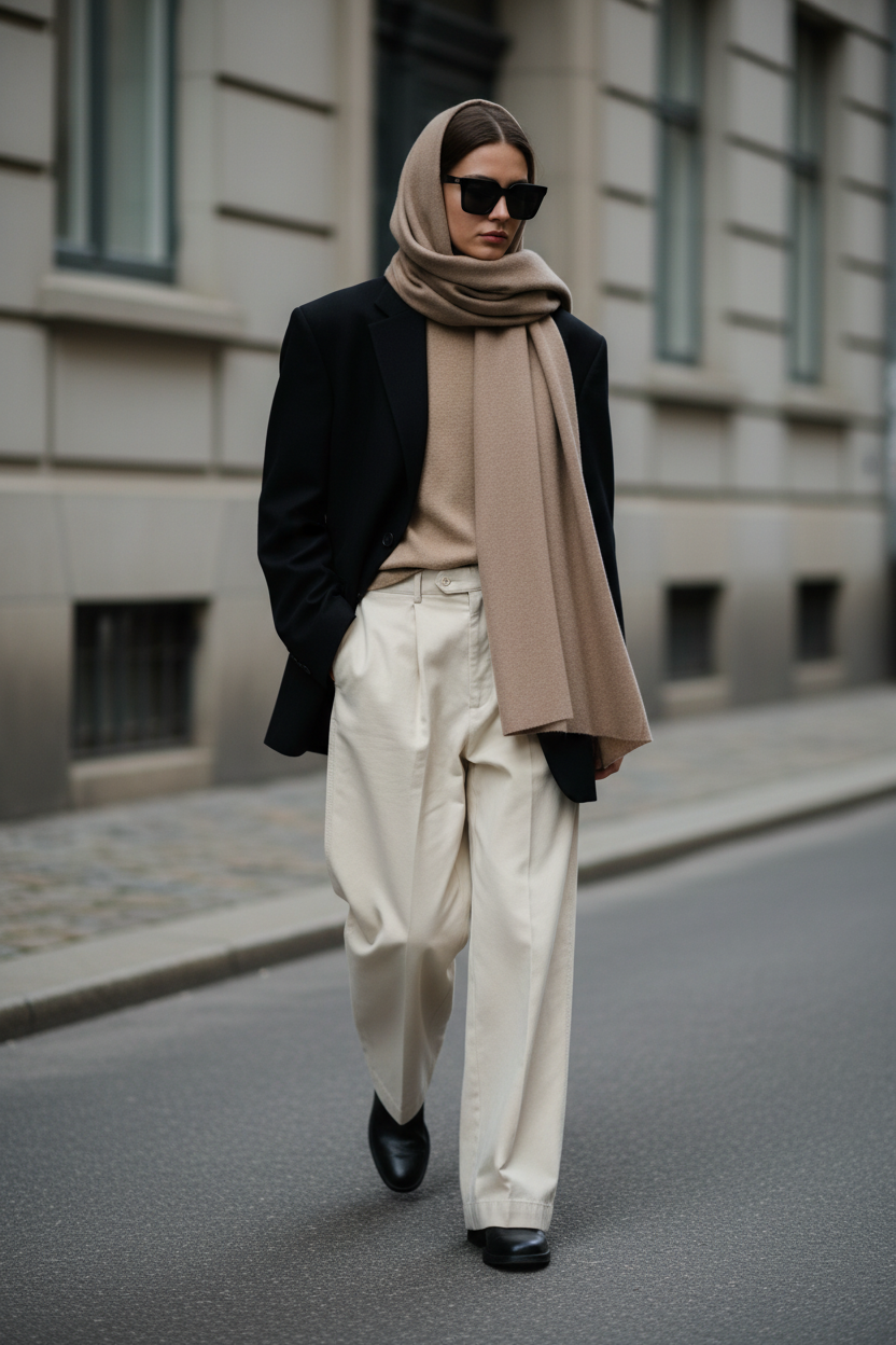 Adjustable Waist Straight-Leg Pants
