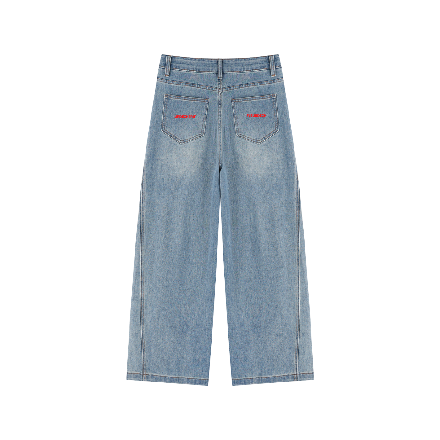 Women’s Vintage Wash High Rise Wide Leg Jeans