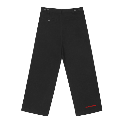 Adjustable Waist Straight-Leg Pants