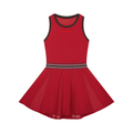 Women's Color Block A-Line Sleeveless Dress