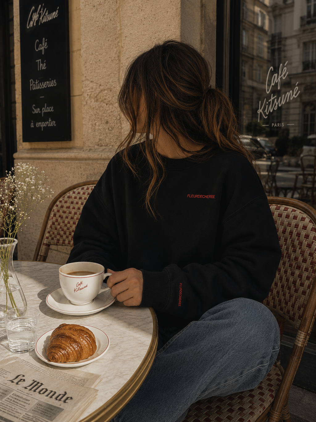 Women’s organic crew neck sweatshirt