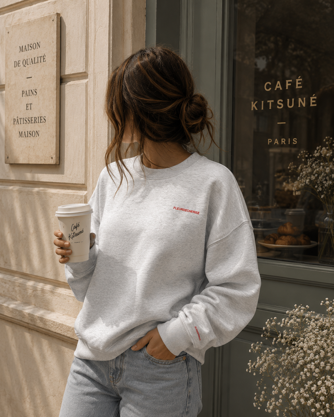 Women’s organic crew neck sweatshirt