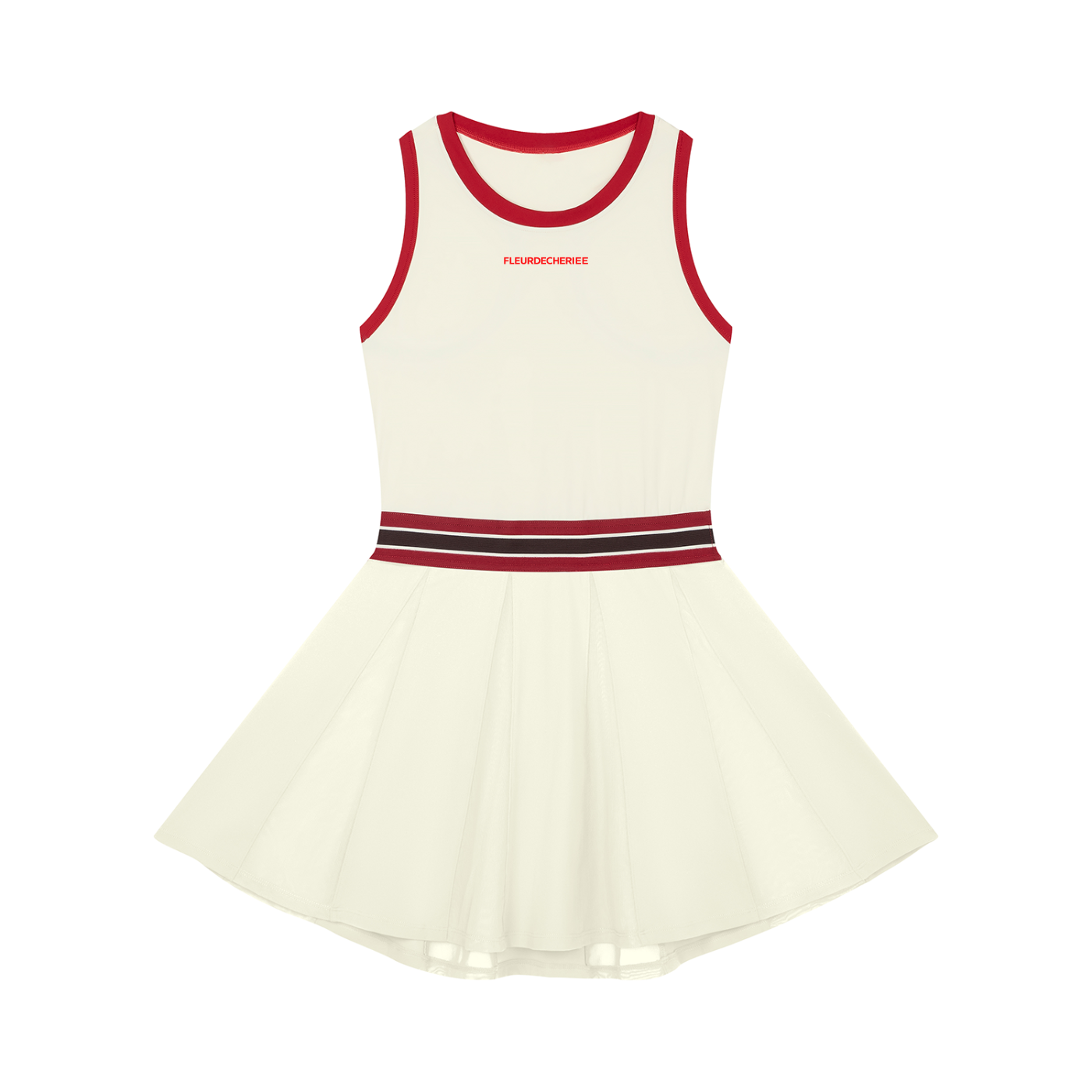 Women's Color Block A-Line Sleeveless Dress