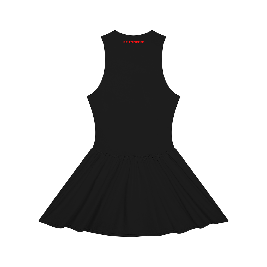 Women’s Ruched Sleeveless Full-Zip Dress