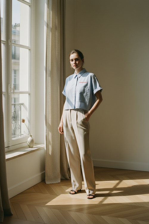 Anné Cropped Shirt