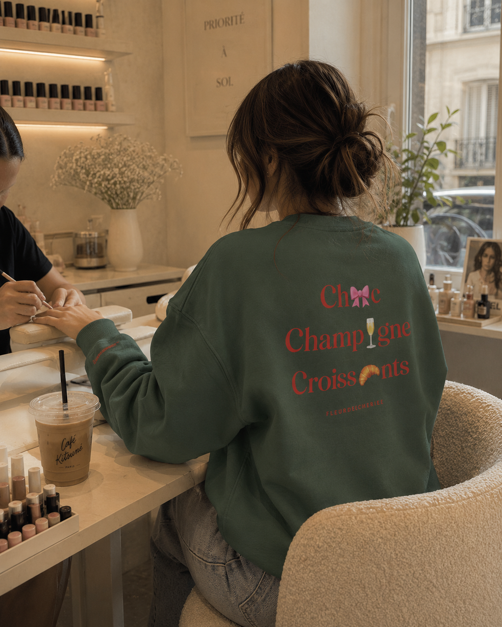 Women’s organic crew neck sweatshirt