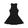 Women’s Ruched Sleeveless Full-Zip Dress
