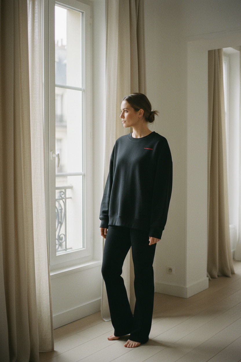 Women’s organic crew neck sweatshirt