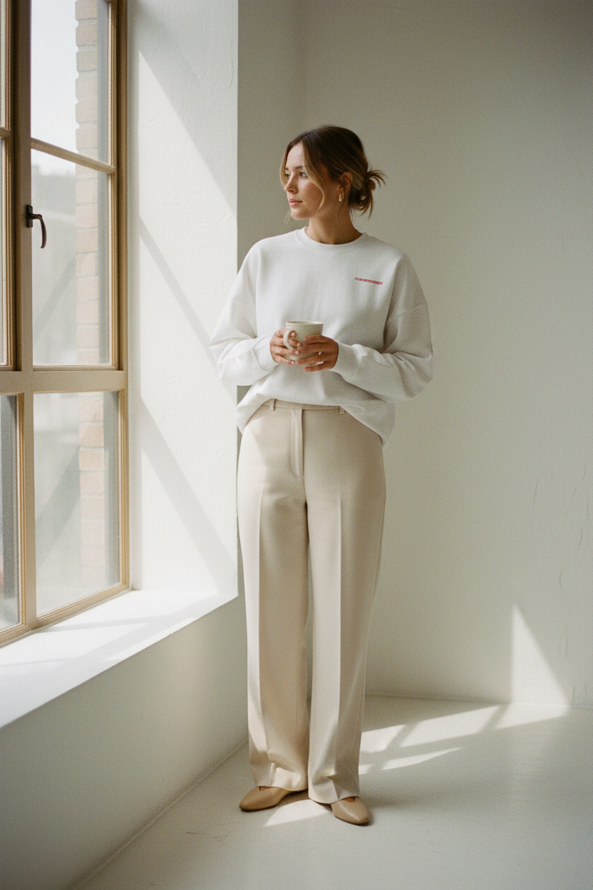 Women’s organic crew neck sweatshirt